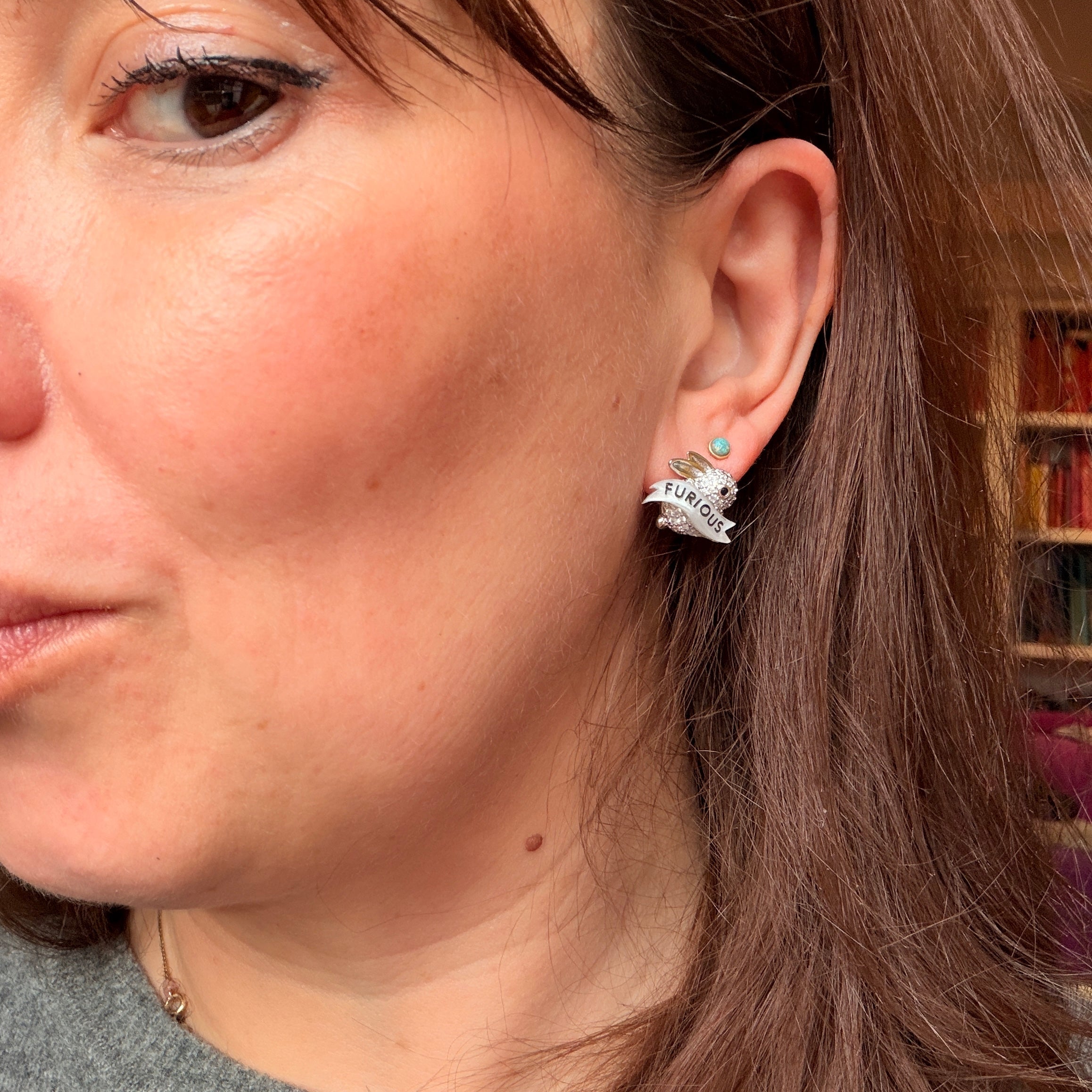 FURIOUS bunny studs