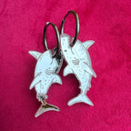 SHARK FRIENDS, hoop earrings