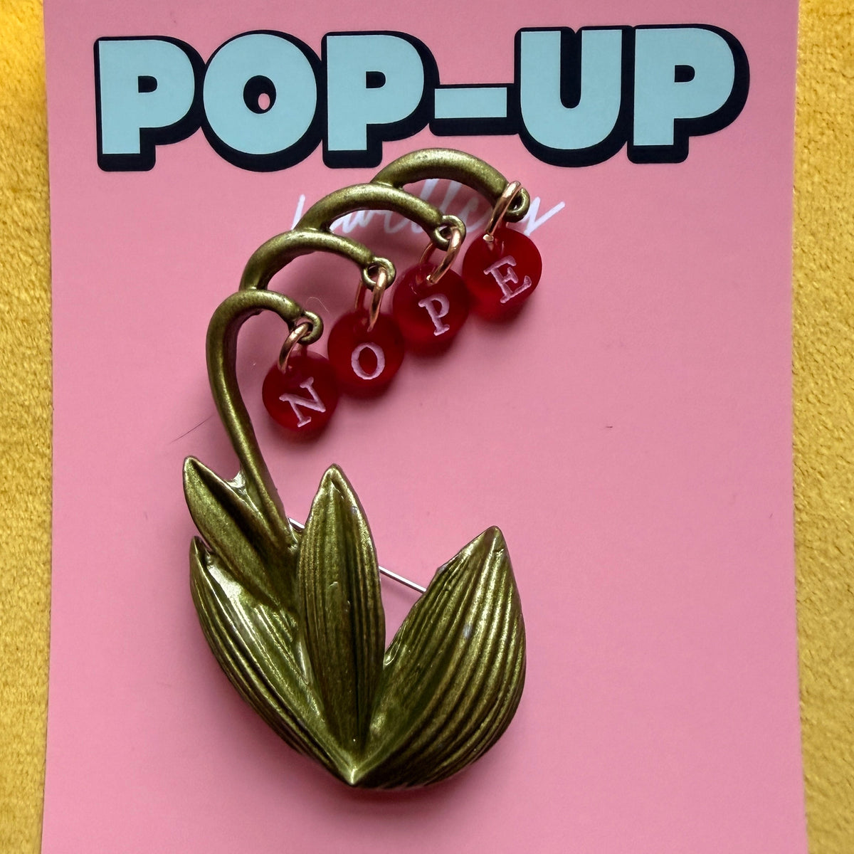 NOPE, winter time pin