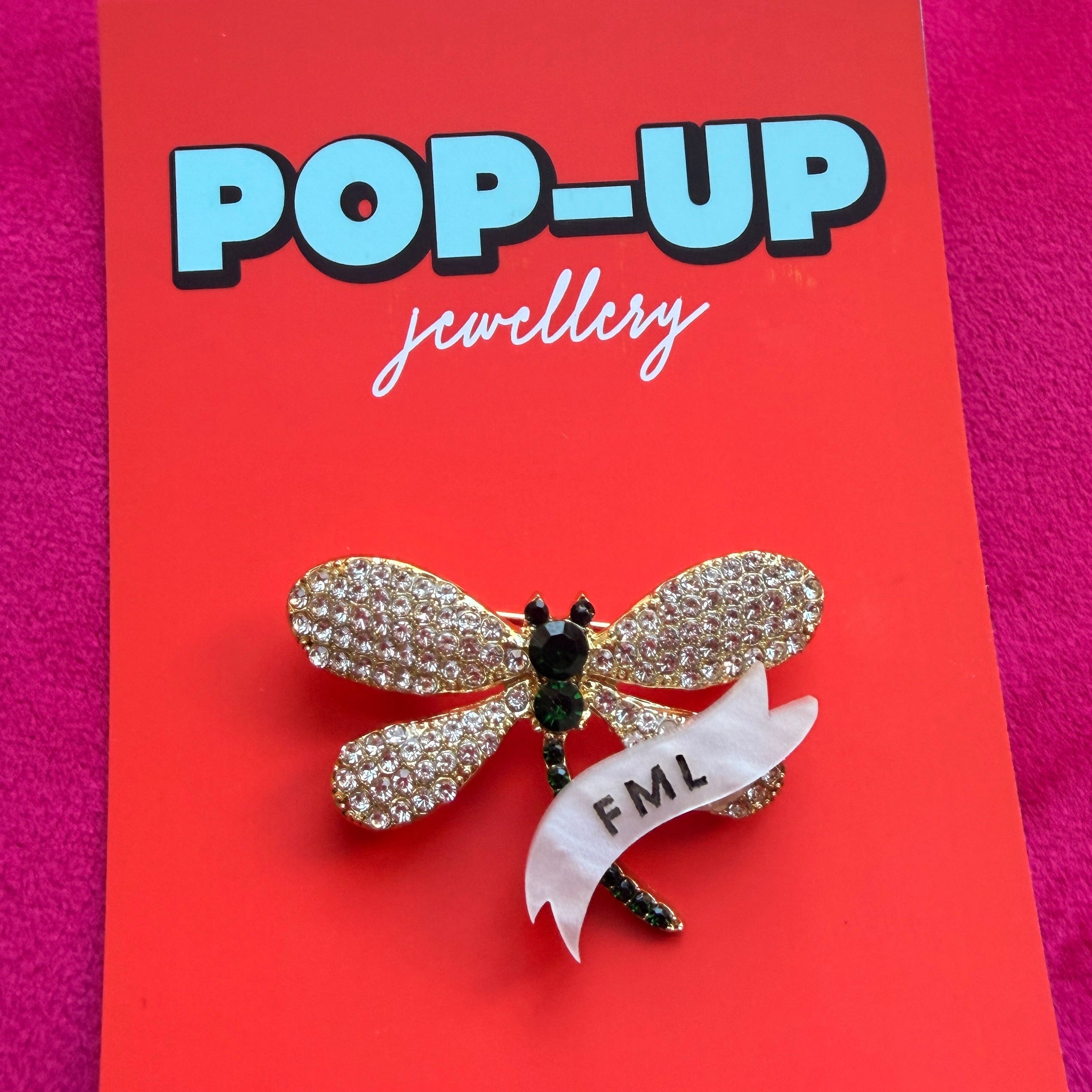 FML dragonfly pin