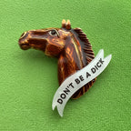 Year of the horse. Halfway through pin.