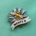 Mental Breakdown, flower pin