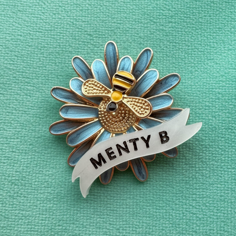 Mental Breakdown, flower pin