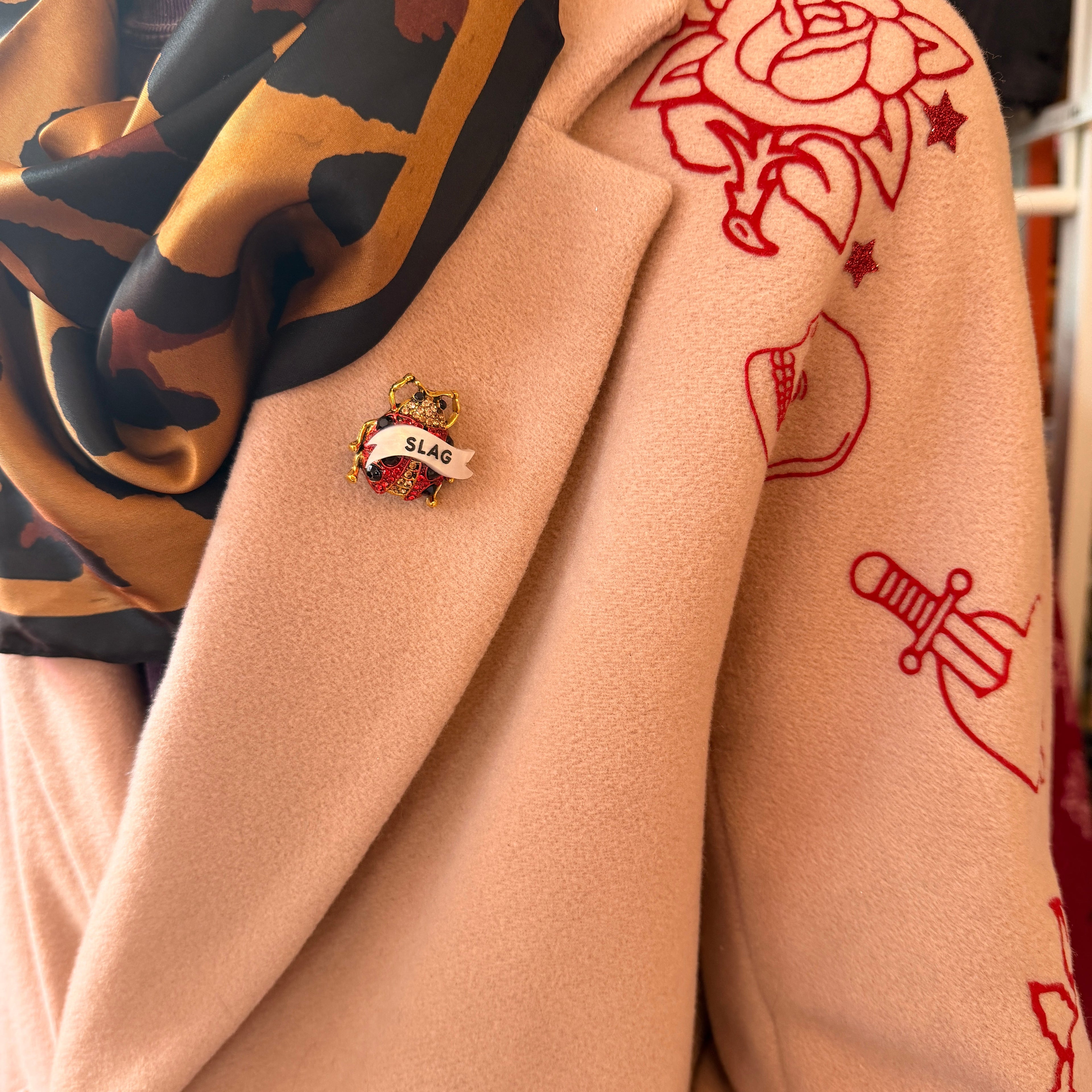 Promiscuous Ladybird pin