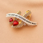 Magic wand, Glinda’s shoes diamanté pin