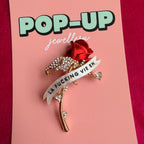 La FUCKING vie en rose, diamante pin