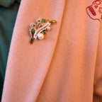 Classy as Balls, diamanté pin